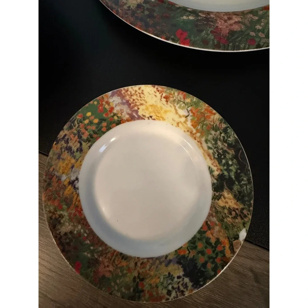 Sakura Vincent Van Gogh Porcelain Dinnerware Set Impressionist Floral 9pc